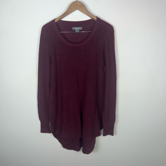 Natural Reflections Long Sleeve High Low tunic Sweater - Picture 1 of 5